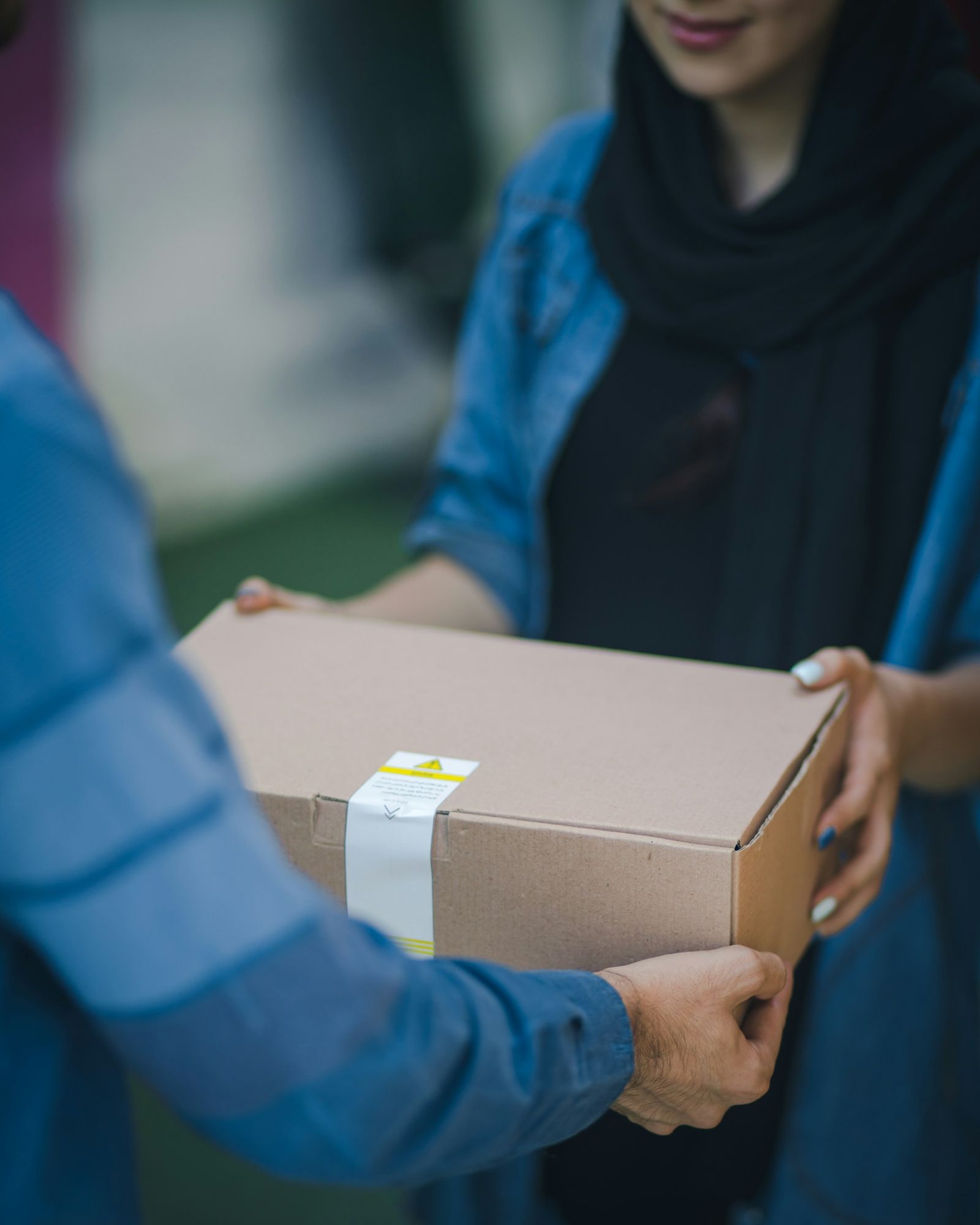 Parcels and freight being loaded for dispatch